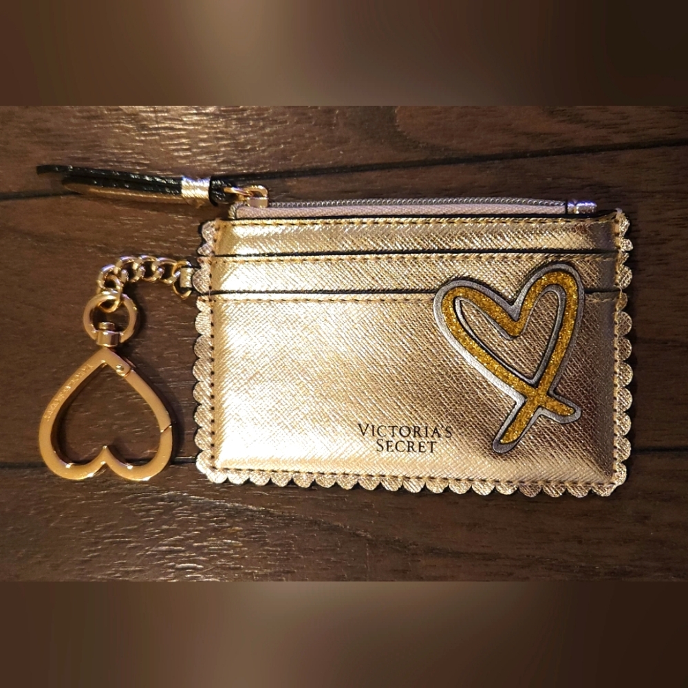 Victoria Secret Gold Metallic Wallet
